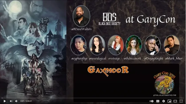 Thumbnail for The Black Dice Society DEBUT Episode with DM B Dave Walters!